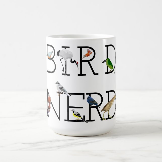 Bird Nerd Assortment Three Coffee Mug (Center)