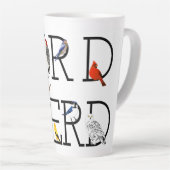 Bird Nerd Assortment Two Latte Mug (Right Angle)