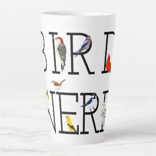 Bird Nerd Assortment Two Latte Mug