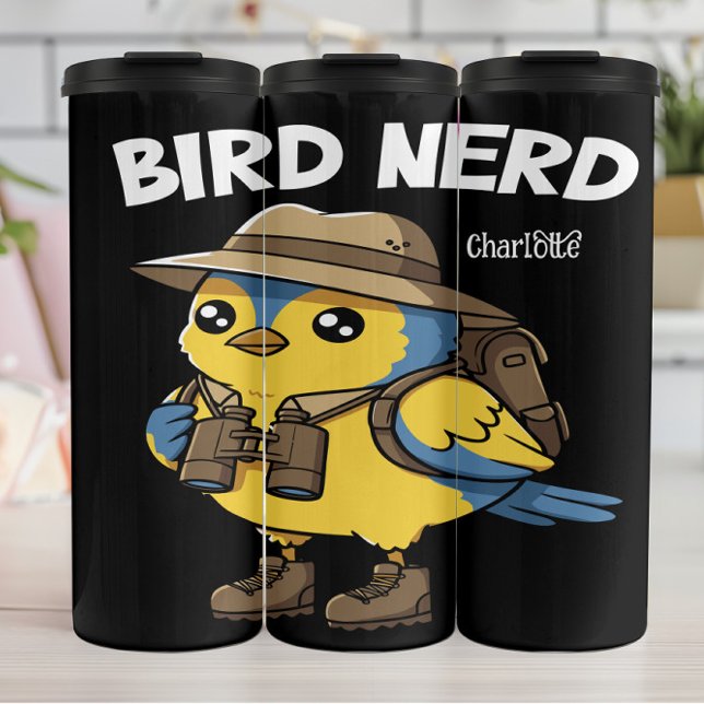 Bird Nerd: Binoculars, Boots, Adventure Thermal Tumbler (Creator Uploaded)