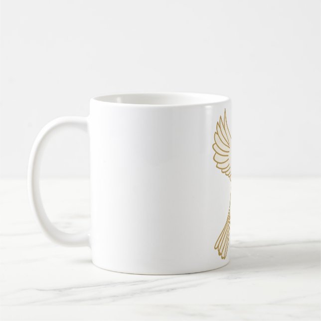 bird nerd birder cute bird watcher coffee mug (Left)