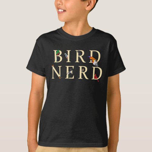 Bird Nerd Birding Birdwatching Birds T_Shirt