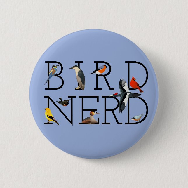 Bird Nerd Button (Front)