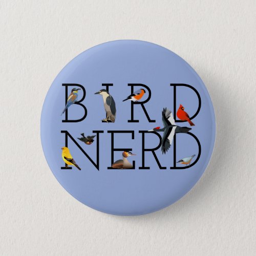 Bird Nerd Button