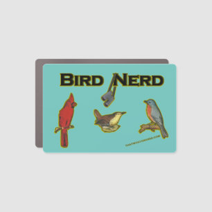 Bird Nerd Car Magnet