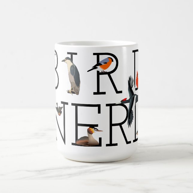 Bird Nerd Coffee Mug (Center)