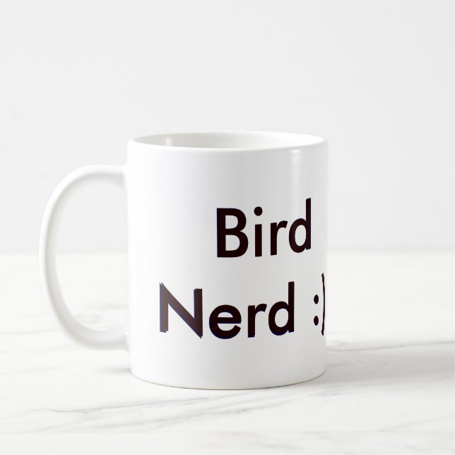 Bird Nerd Coffee Mug (Left)