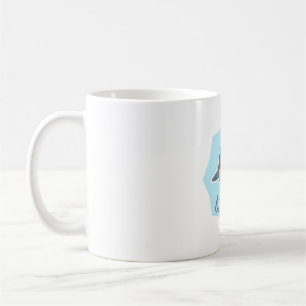 bird nerd cute blue bird coffee mug