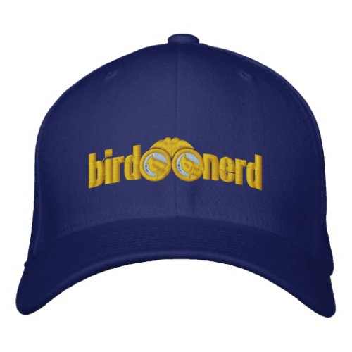 Bird Nerd Embroidered Embroidered Baseball Cap