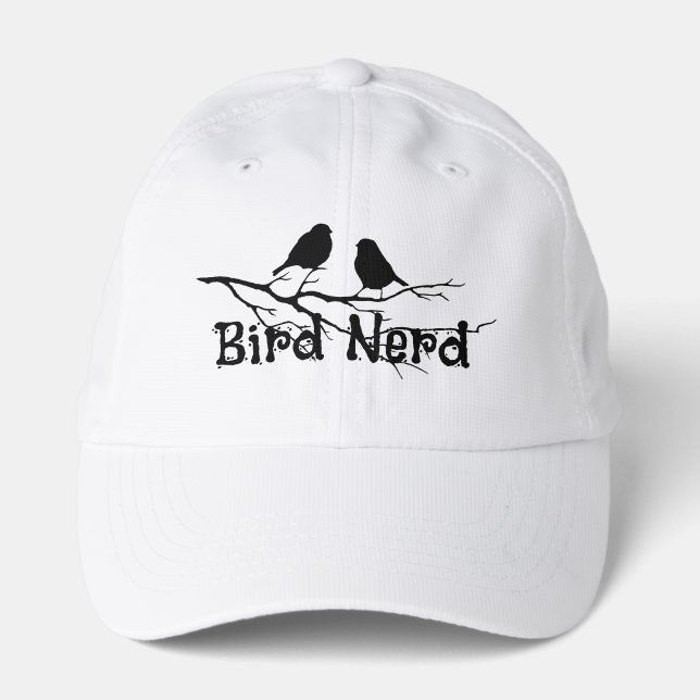 Bird Nerd Fun Bird Watcher Birding Performance Cap (Front)