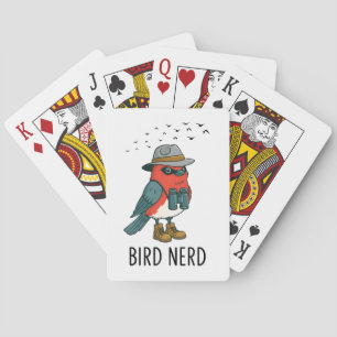 Bird Nerd Funny Bird Watching Birding Bird Lover Poker Cards