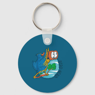 Bird Nerd Funny Bird Watching Birds Lover Ornithol Keychain