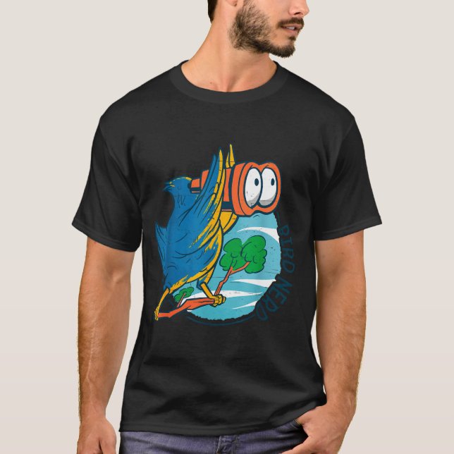 Bird Nerd Funny Bird Watching Birds Lover Ornithol T-Shirt (Front)