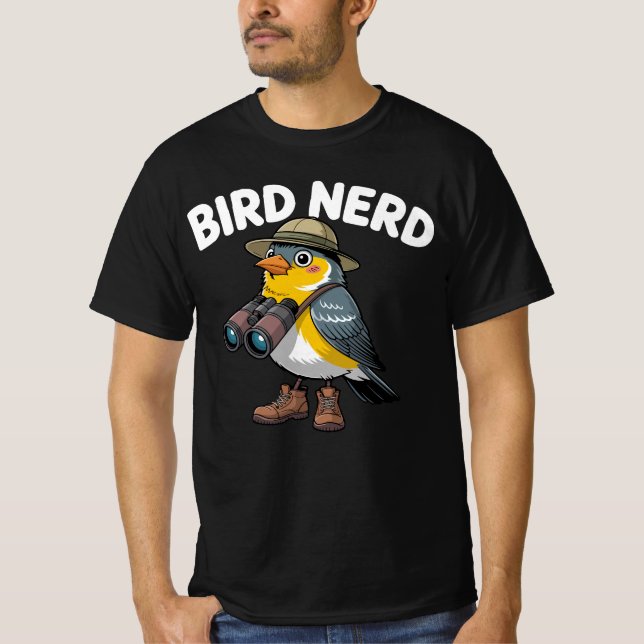 Bird Nerd Funny Bird Watching | Ornithology Lover  T-Shirt (Front)