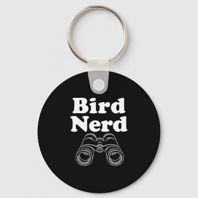 Bird nerd  keychain (Front)