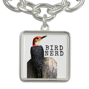 Bird Nerd Red-Bellied Woodpecker Bracelet