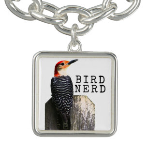 Bird Nerd Red-Bellied Woodpecker Bracelet