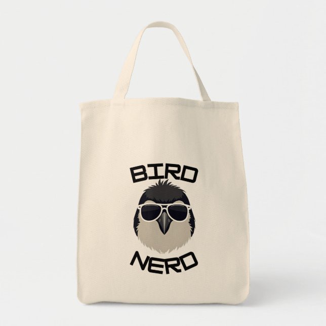 Bird Nerd Tote Bag (Front)
