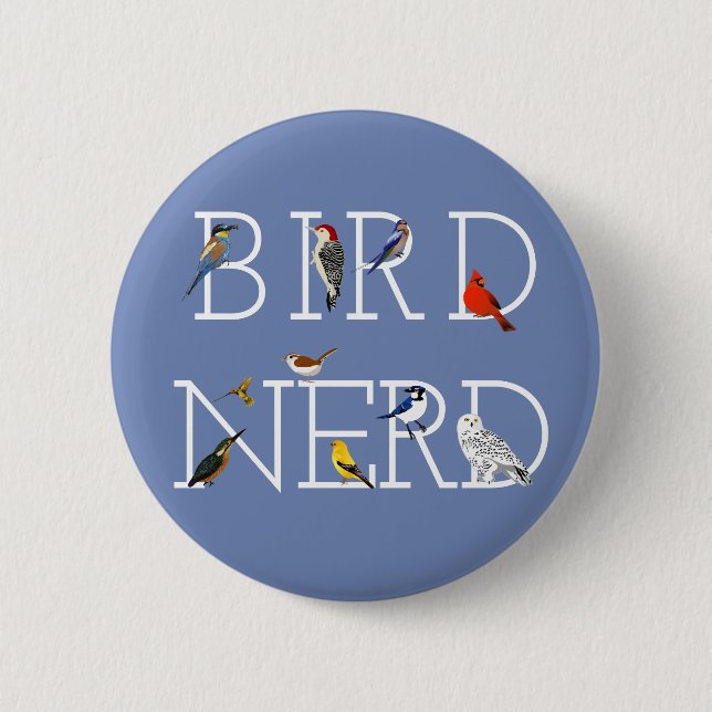 Bird Nerd Two Button (Front)