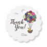 Bird Nest and Hot Air Balloons Thank You Favor Tags