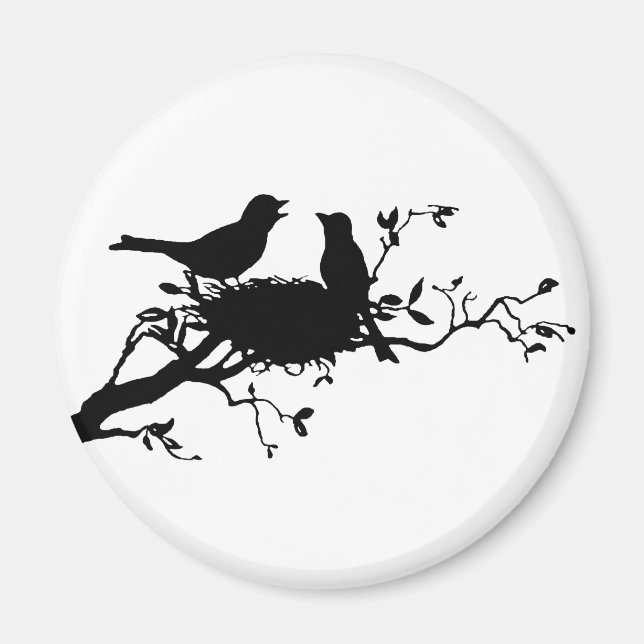 Bird Nest Magnet (Front)