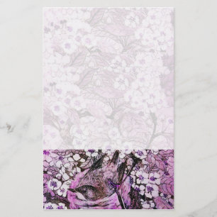 BIRD NEST ,white pink red Stationery