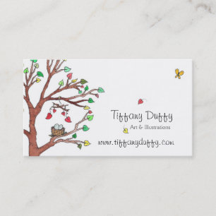 Bird Nest with Mobile Business Card