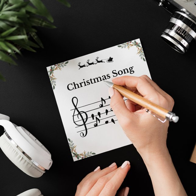 Bird Notes Holly Christmas Carol Music (Creator Uploaded)
