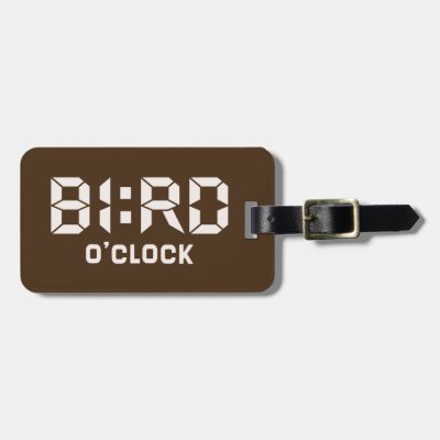 BIRD O'Clock Luggage Tag