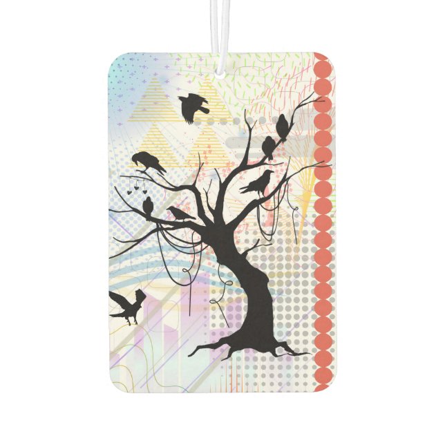 Bird of a Feather Be Unique Together Air Freshener (Back)