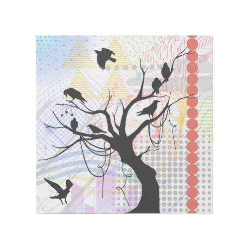 Bird of a Feather Be Unique Together Gallery Wrap