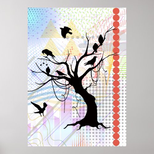 Bird of a Feather Be Unique Together Poster