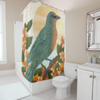 Bird of a feather shower curtain