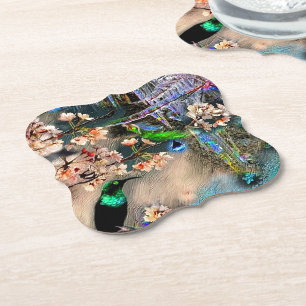 Bird of  Equinox Paper Coaster