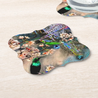 Bird of  Equinox Paper Coaster