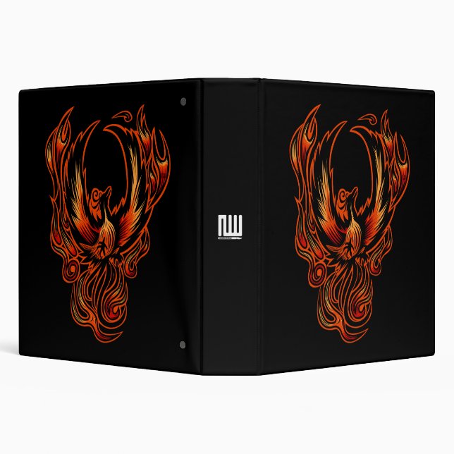 Bird Of Fire 3 Ring Binder (Background)