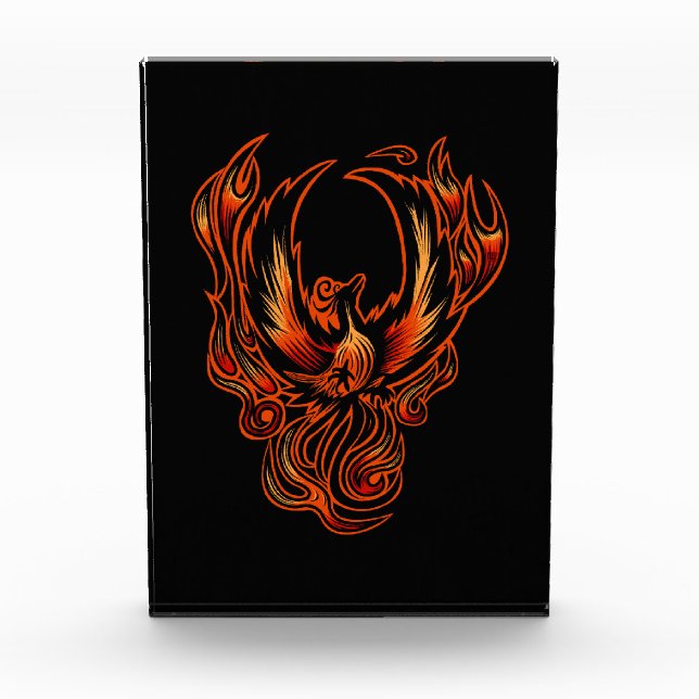 Bird Of Fire Acrylic Award (Front)