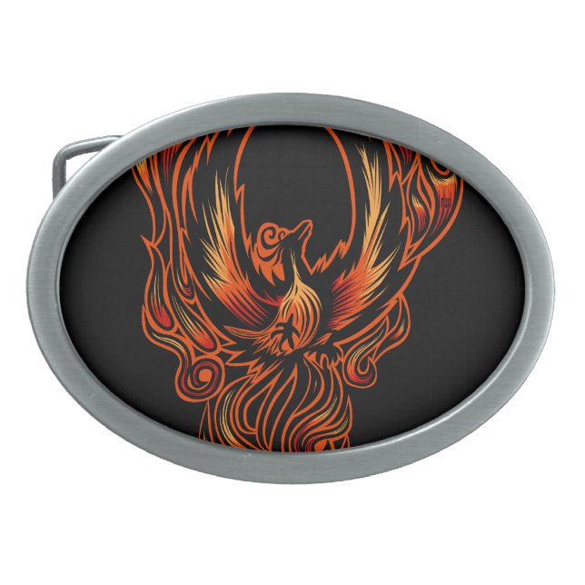 Bird Of Fire Belt Buckle (Front)