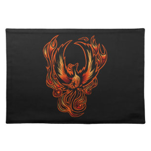 Bird Of Fire Cloth Placemat