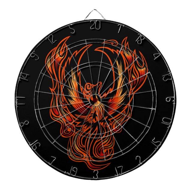 Bird Of Fire Dart Board (Front)