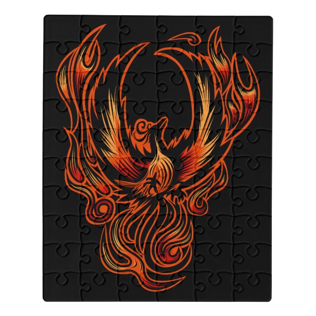 Bird Of Fire Jigsaw Puzzle (Puzzle Vertical)
