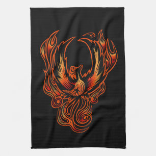 Bird Of Fire Kitchen Towel