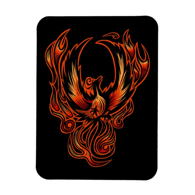 Bird Of Fire Magnet (Vertical)