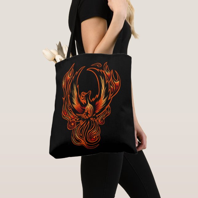 Bird Of Fire Tote Bag (Close Up)