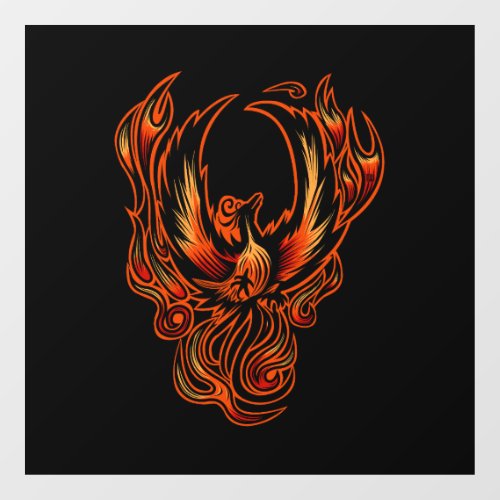 Bird Of Fire Window Cling