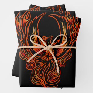 Bird Of Fire Wrapping Paper Sheets