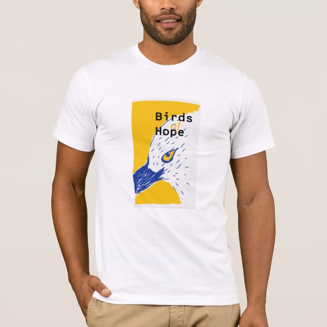 bird of hope/blue bill T-Shirt (Front)