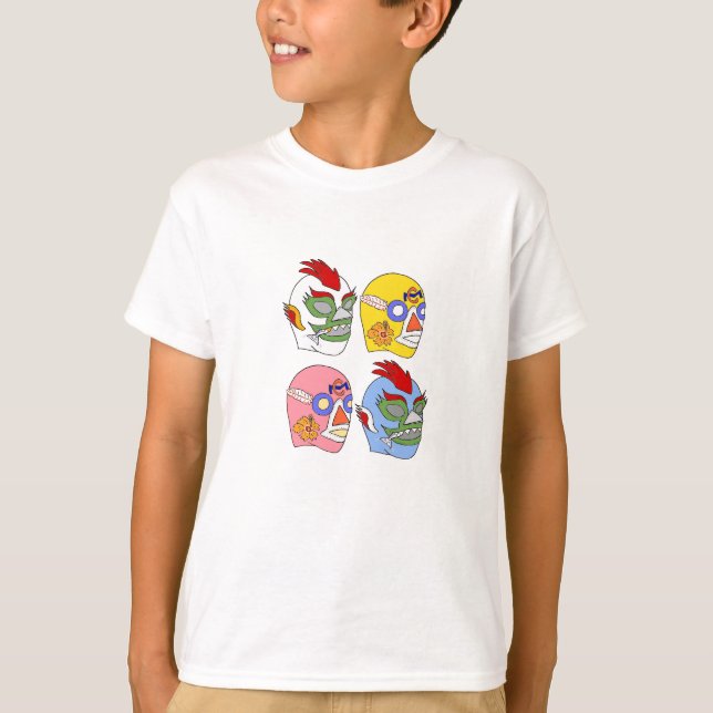 bird of hope/masks t shirt (Front)