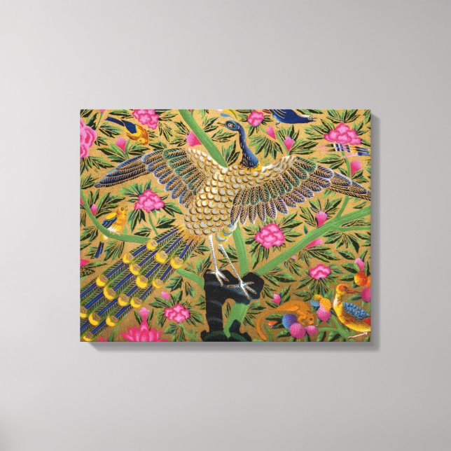 Bird of Life Wrapped Canvas Print (Front)