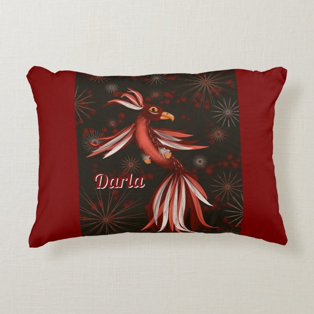 Bird of Paradise Accent Pillow (Front)